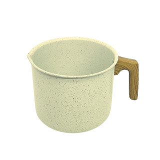 Fervedor Caneco Leiteira Antiaderente Cerâmica Vanilla Creme 14cm em Oferta na Shopee