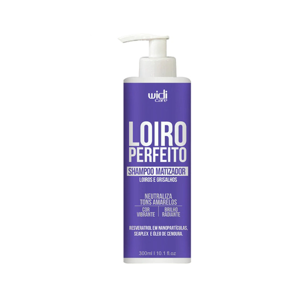 Shampoo Matizador Loiro Perfeito Widi Care 300ml em Oferta na Shopee