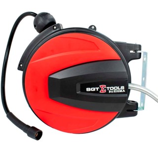 Carretel Retrátil Mangueira 1/4 POL 10 Metros Para Ar Híbrida SGT-9002 SIGMA em Oferta na Shopee