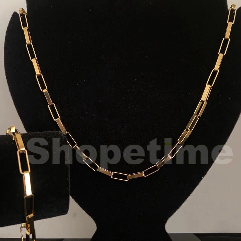 Corrente Cordao Oca Alongada 60cm\70cm Masculino Ouro 18k Car~tier Exclusivo Le Essence