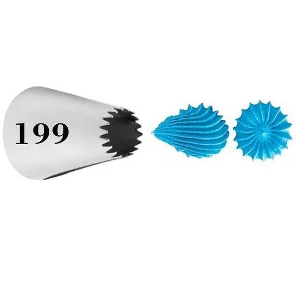BICO PARA CONFEITAR AÇO INOX WILTON - PITANGA ABERTA * TAMANHOS VARIADOS · foto 2