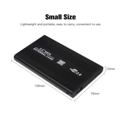 Case Gaveta Hd Sata Externo 2.5 Notebook Usb 2.0 Pc