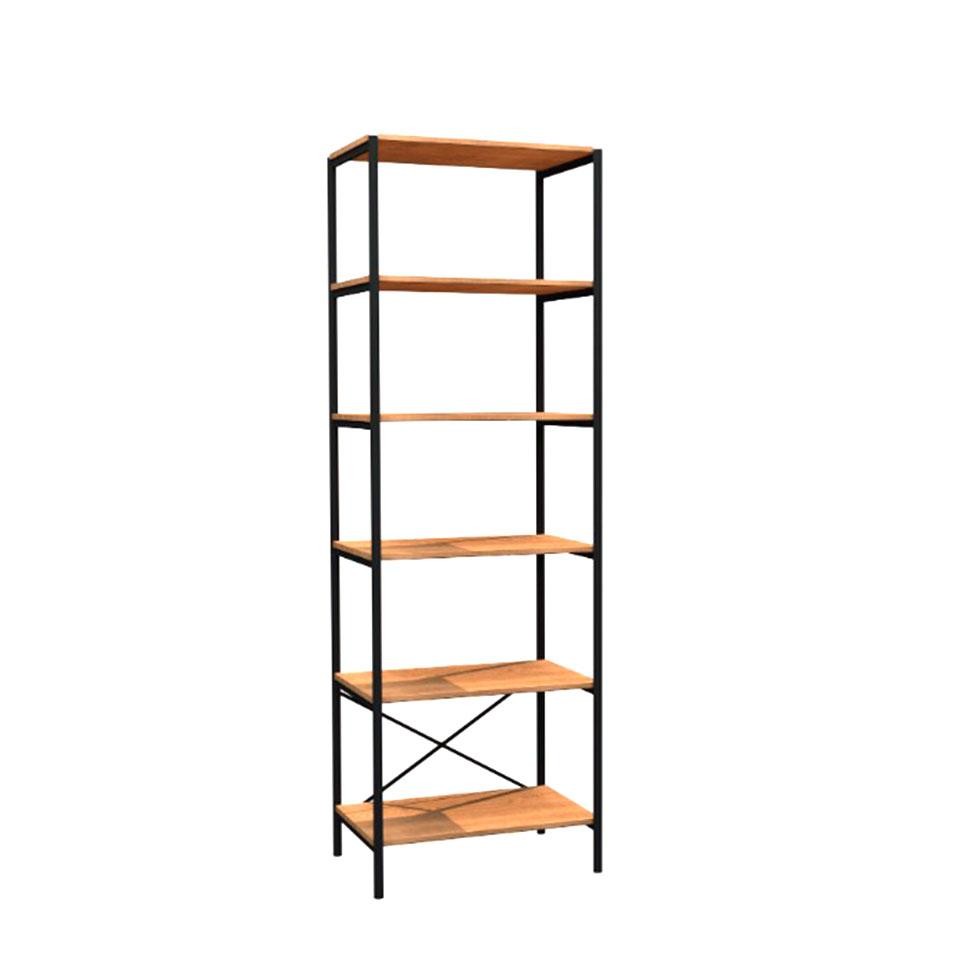 Estante Trento Madeira e Preta 180 cm em Oferta na Shopee