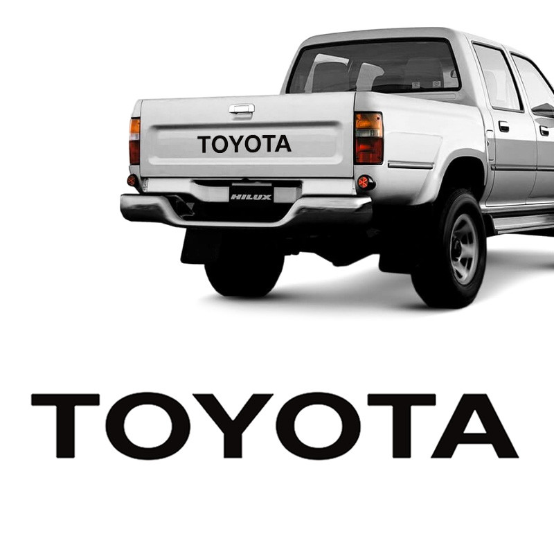Faixa Toyota Hilux 1999 Ate 2005 Adesivo/emblema Traseiro em Oferta na Shopee