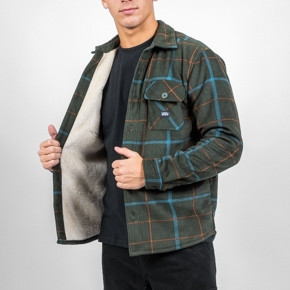 Casaco Xadrez Flanelado Forrado com Pelo - Nicoboco - Alta Qualidade em Oferta na Shopee