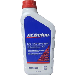 Óleo 10w40 API SN Semi-Sintético Acdelco 98550552