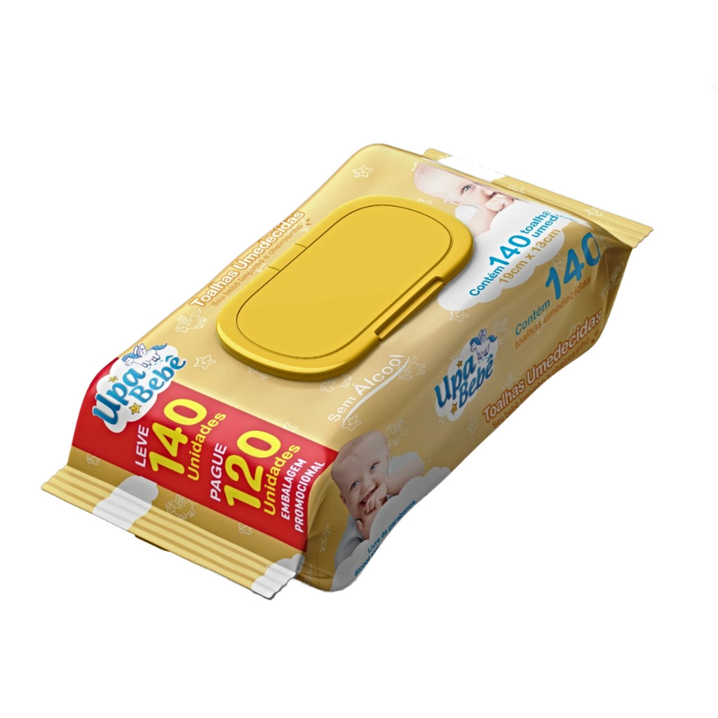 Lenço Umedecido Upa Bebê Leve 140 Pague 120 em Oferta na Shopee