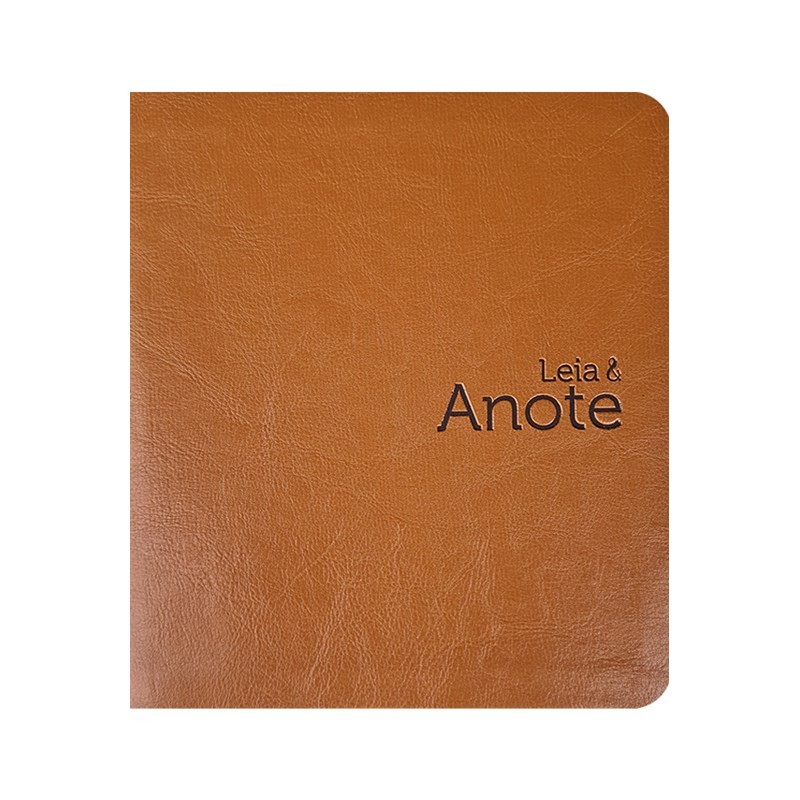 Bíblia NVT Leia e Anote - Laranja