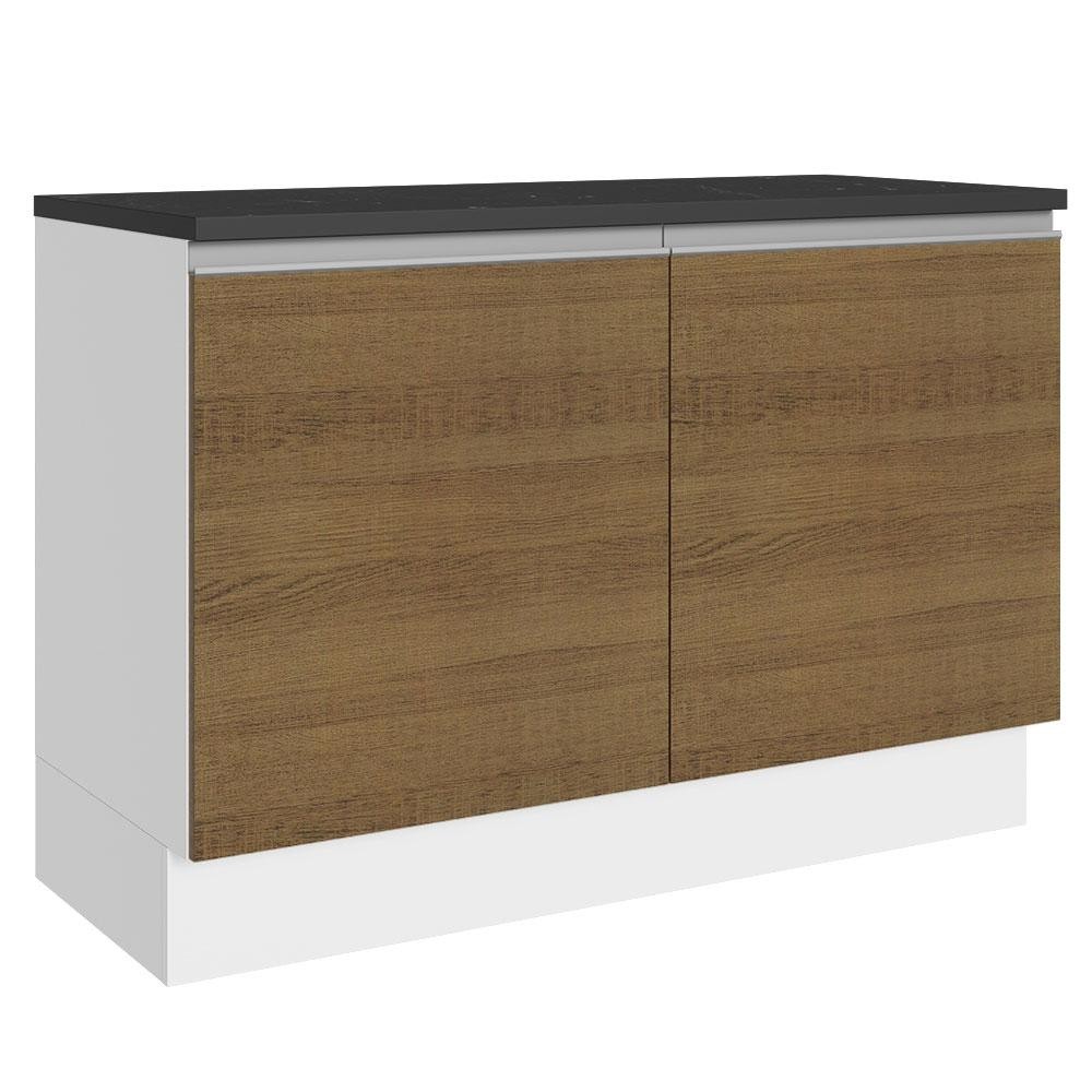 Balcão de Pia Cozinha 100% MDF 120 cm 2 Portas Acordes Madesa