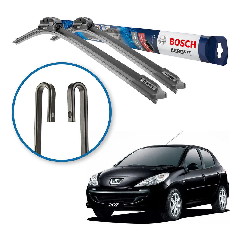 Palheta Limpador Paleta Parabrisa Bosch Peugeot 207 2008 A 2015 em Oferta na Shopee