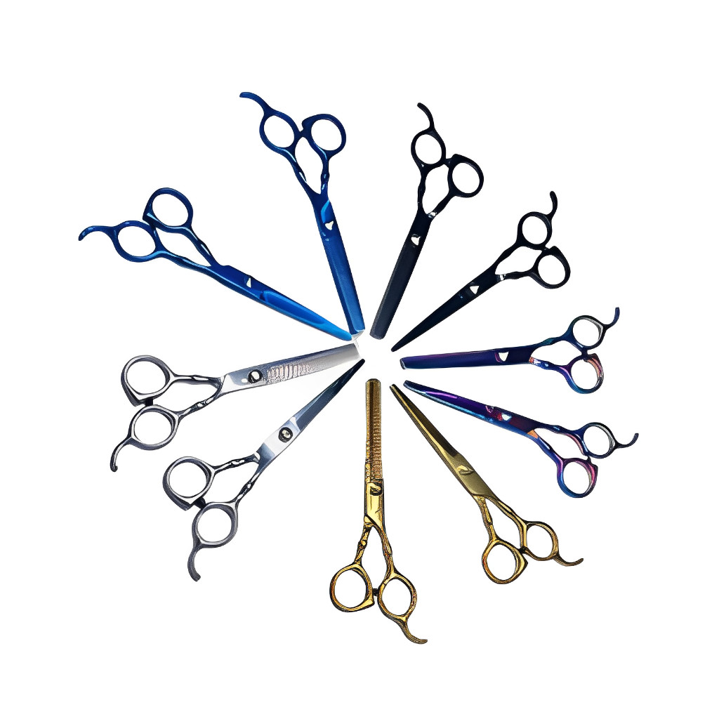 Kit 2 Tesoura De Cabeleireiro Profissional De Aço Inoxidável Corte Ferramentas De Estilo 20-35