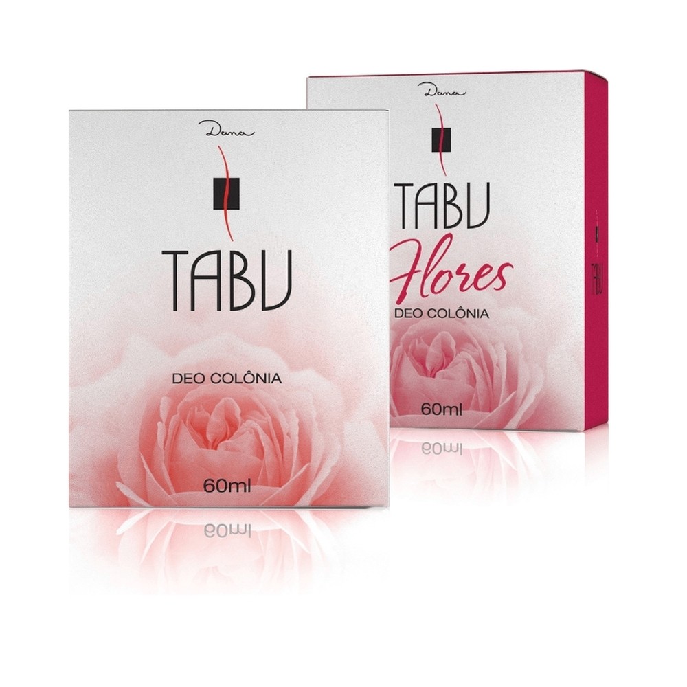 Kit 2 Itens - Deo Colônia Tabu | Tradicional + Flores 60Ml
