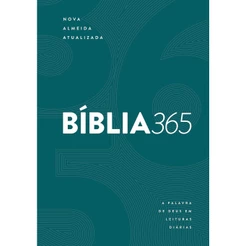 Bíblia Sagrada 365 | NAA | Letra Grande | Capa Dura | Verde