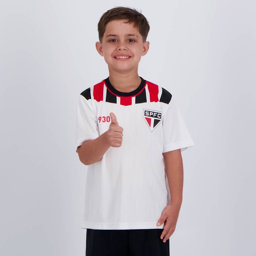 Camisa São Paulo Amago Infantil em Oferta na Shopee