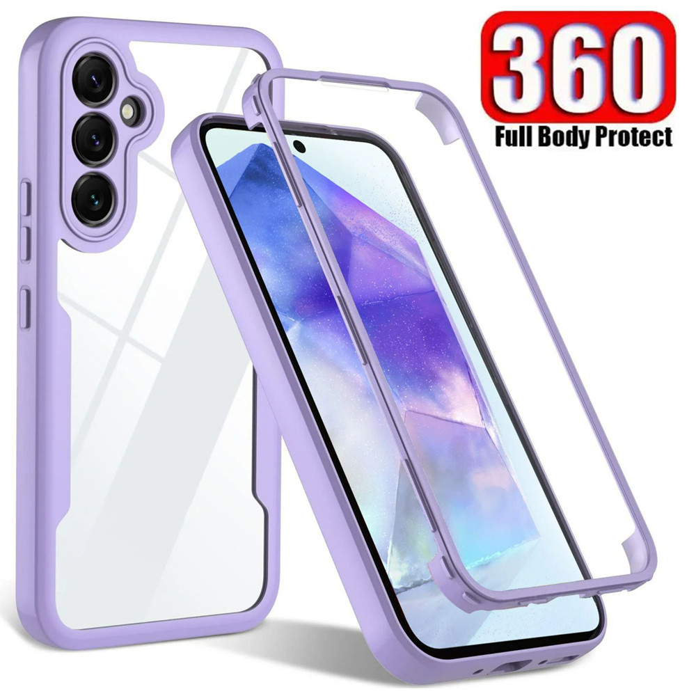 Para Samsung A06 A05s A05 A16 A55 A35 A25 A15 A54 A34 A24 A14 A53 A33 A23 A13 A04s A17 A37 A57 A36 A56 Capa Completa 360
