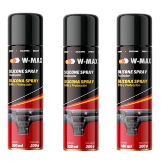 Kit 3 Silicone em spray 300 ml - W-MAX - Wurth em Oferta na Shopee