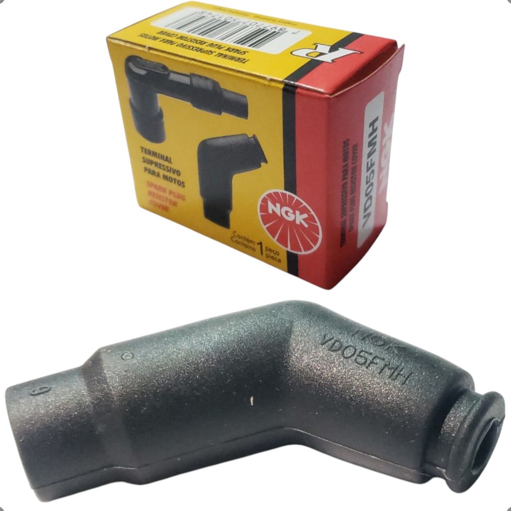 Terminal Cachimbo de vela Original NGK Honda Bros NXR CG 125 150 Fan Titan