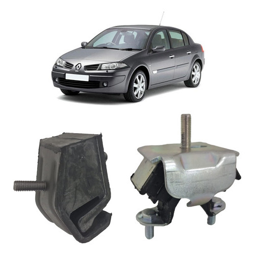 Par Coxim Diant Do Motor Lado Esq E Direito Clio R19 Megane
