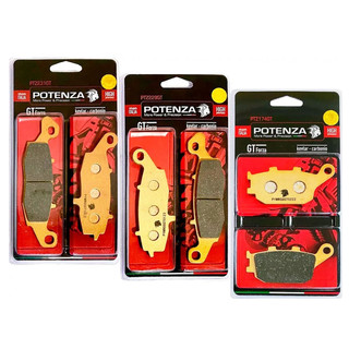 Kit Pastilhas de Freio P/ Suzuki Dl Vstrom 650 2007-2021 Potenza em Oferta na Shopee