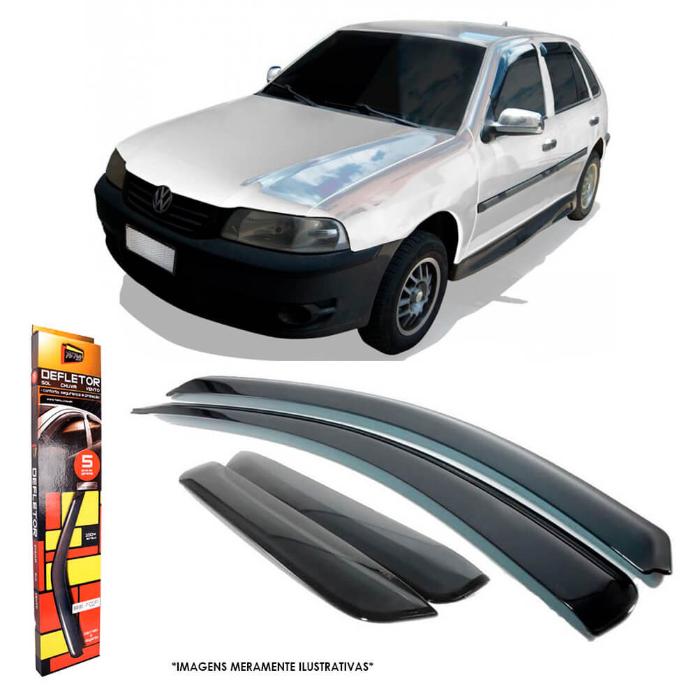 Calha de Chuva Gol Parati G2 G3 G4 1998 até 2014 4 portas TG Poli - 22004 em Oferta na Shopee