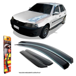 Calha de Chuva Gol Parati G2 G3 G4 1998 até 2014 4 portas TG Poli - 22004