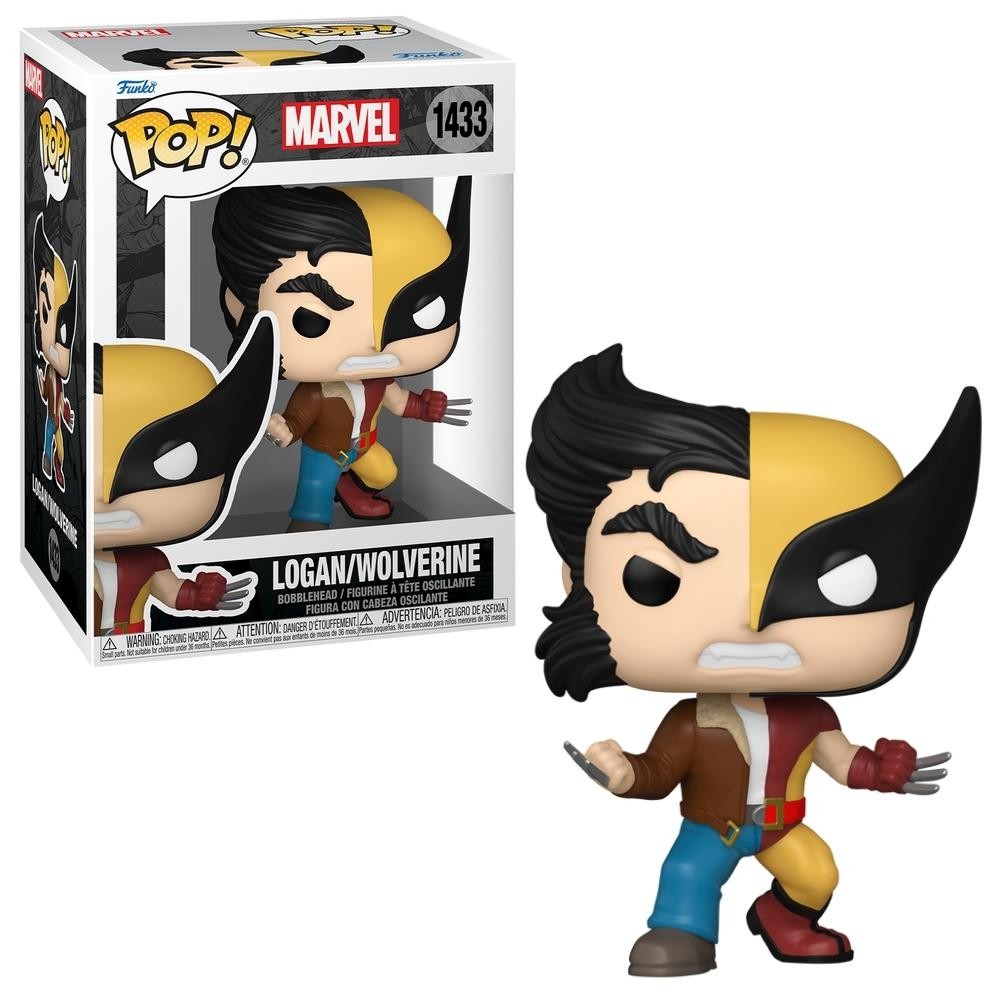 Boneco Funko Pop! Marvel Split - Logan/Wolverine em Oferta na Shopee