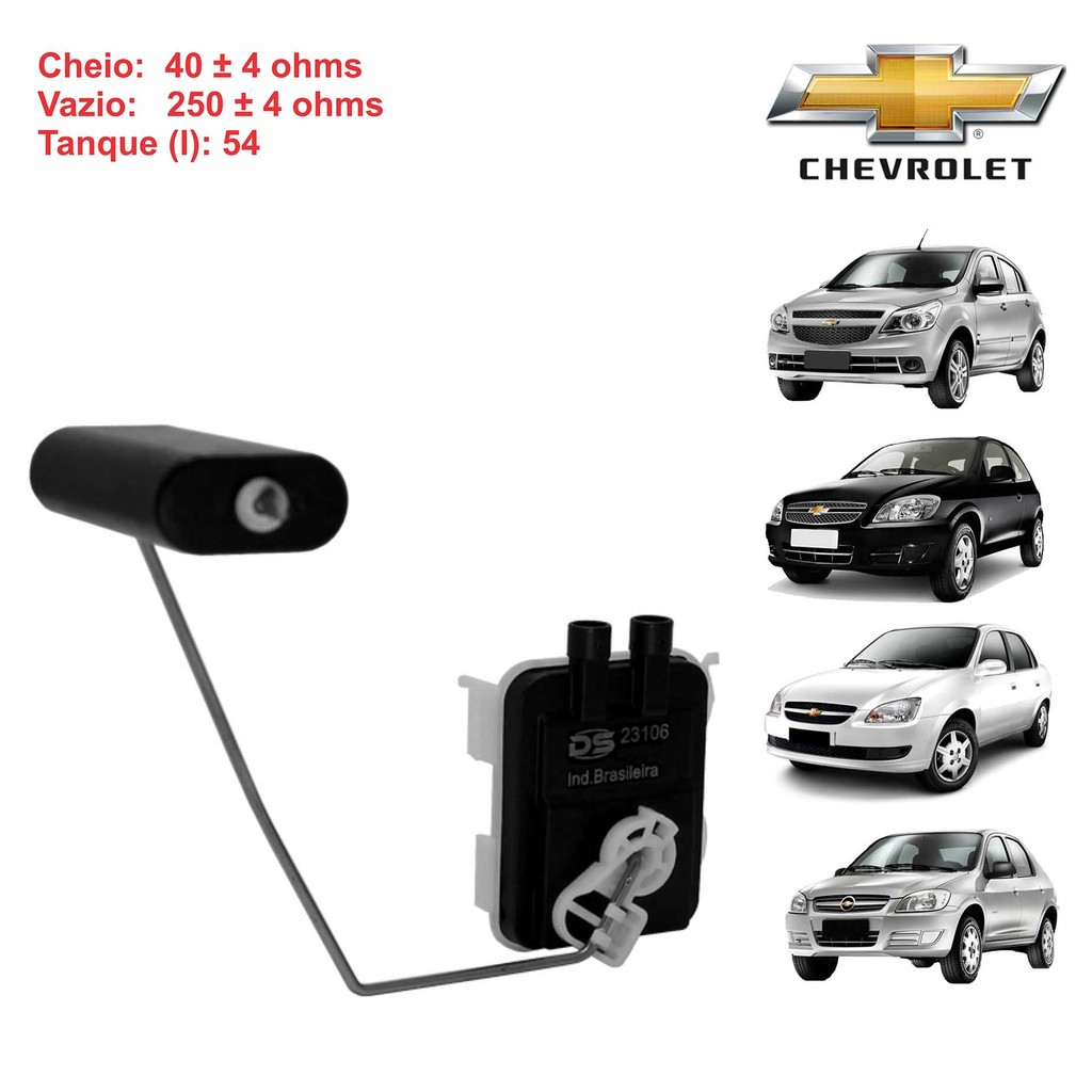 SENSOR NIVEL COMBUSTIVEL GM AGILE CELTA CLASSIC DS23106 - Automobiles