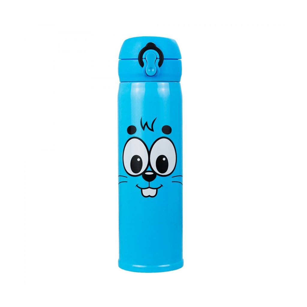 Garrafa Térmica Rosa Sansão 400ml - Turma Da Mônica