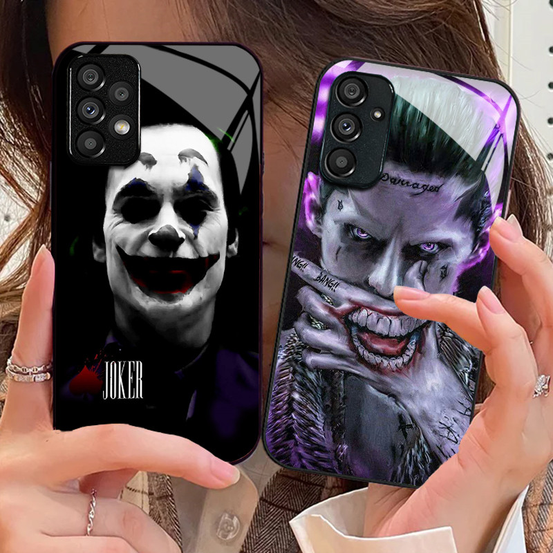 Coringa 07 Vidro Temperado Caso De Telefone Para Samsung Galaxy A16 A15 A25 A35 A55 A53 A54 A34 A14 A32 A52 4G 5G Capa