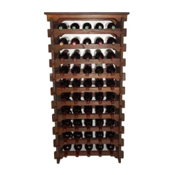 Adega Vinho Madeira 50 Garrafas tipo Mesinha Imbuia C05