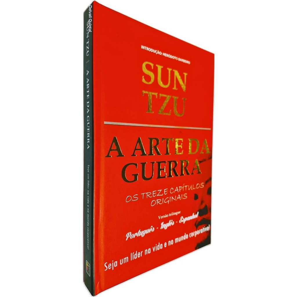 A Arte da Guerra Sun Tzu Trilíngue Português Inglês Espanhol Seja Um Líder na Vida e no Mundo Corporativo! Capa Dura