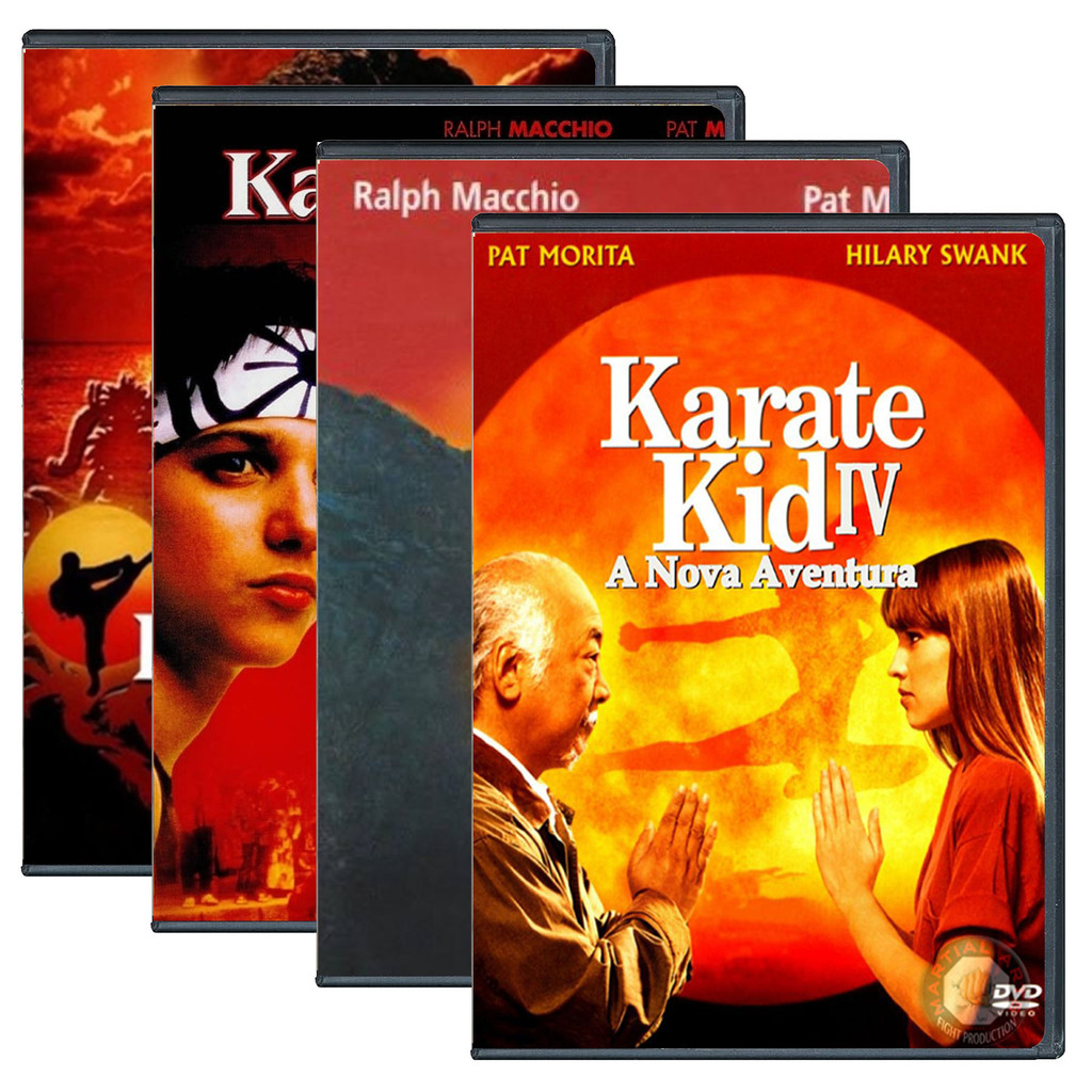 Dvd Karate Kid Coleção 4 Dvd