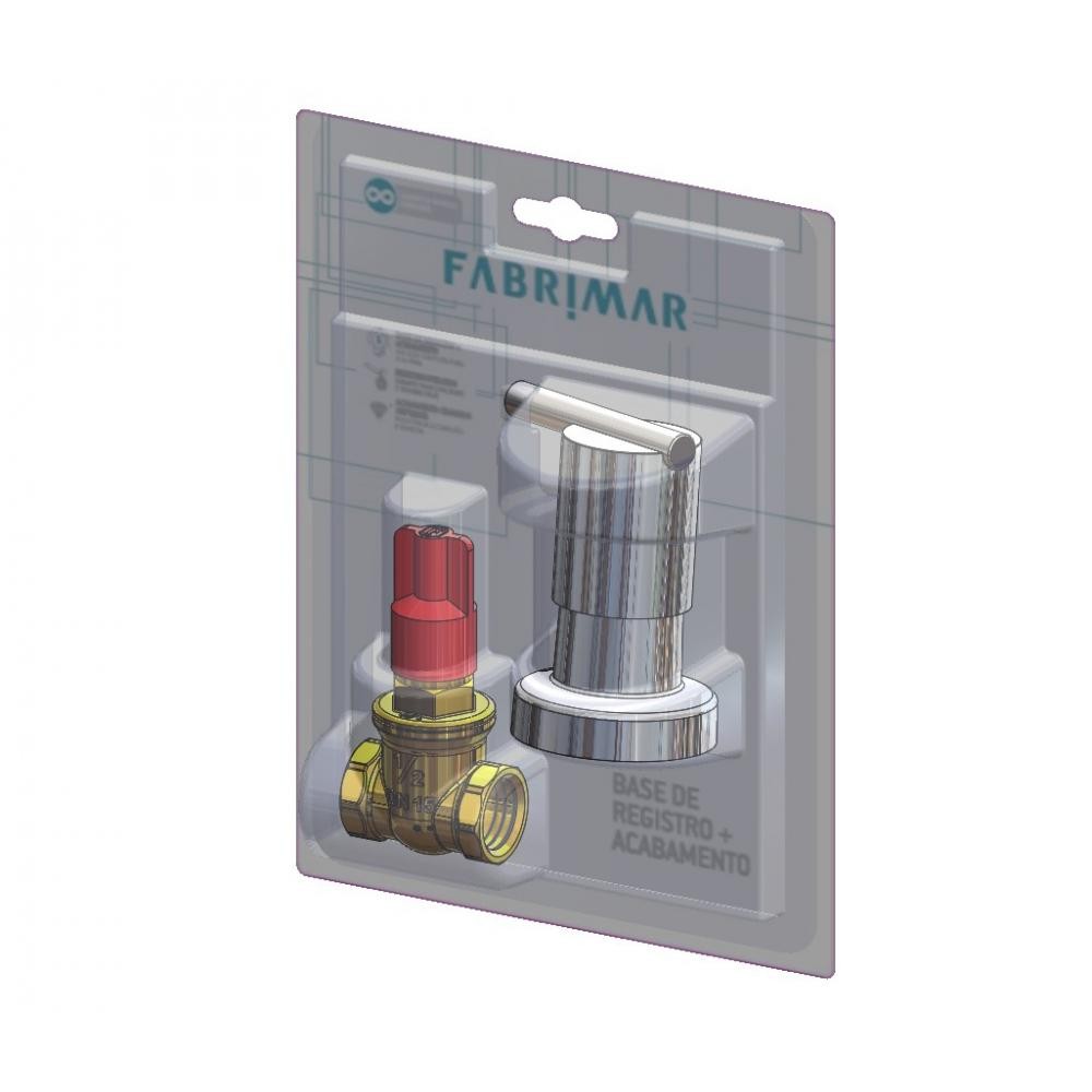 Registro De Gaveta Com Acabamento Gioia Fabrimar 3/4 em Oferta na Shopee