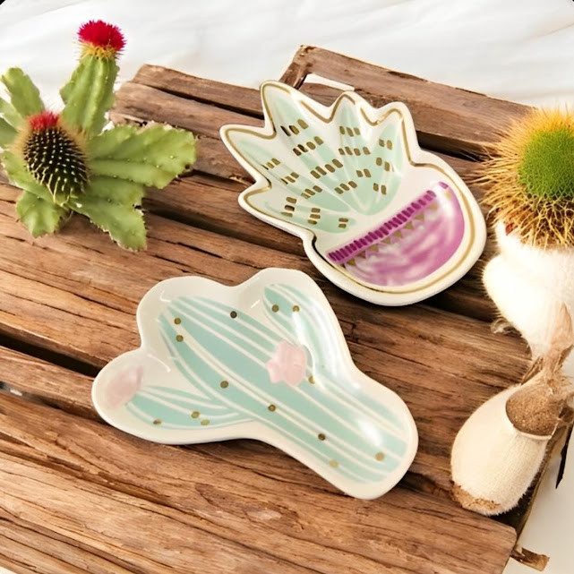 Porta-Trecos Cacto e Suculenta – Organização com Charme e Estilo para sua Decoração
