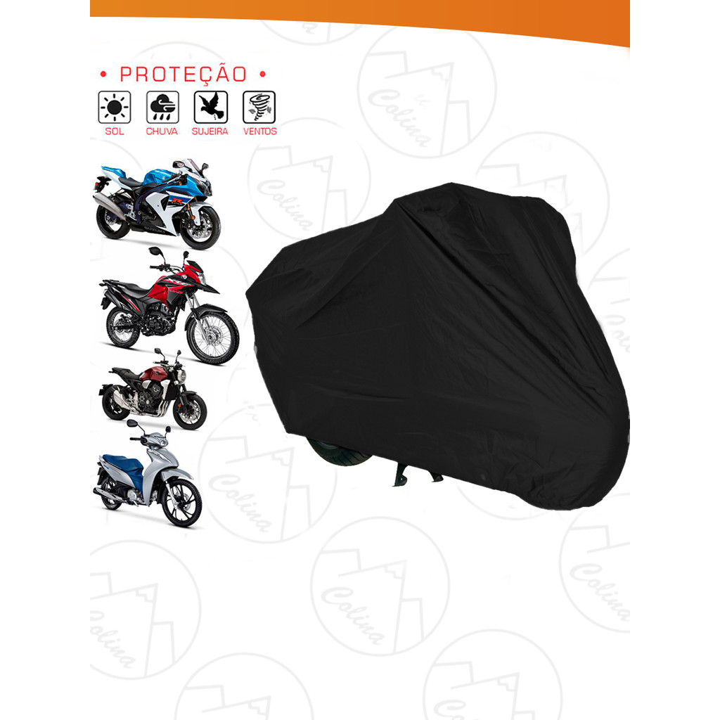 Capa De Proteção Para Moto Plástico Impermeável 2,3M x 1,3M Kolling Sell