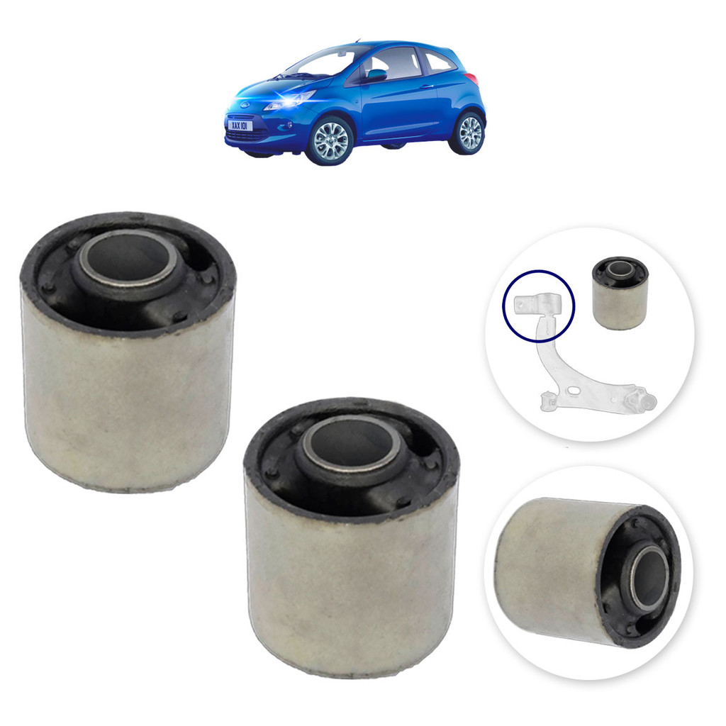 Par Buchas Traseiras Ford EcoSport Fiesta da Bandeja Dianteira