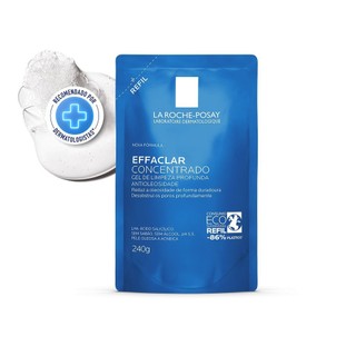 Gel de Limpeza Facial Effaclar Concentrado La Roche-Posay Refil 240g em Oferta na Shopee