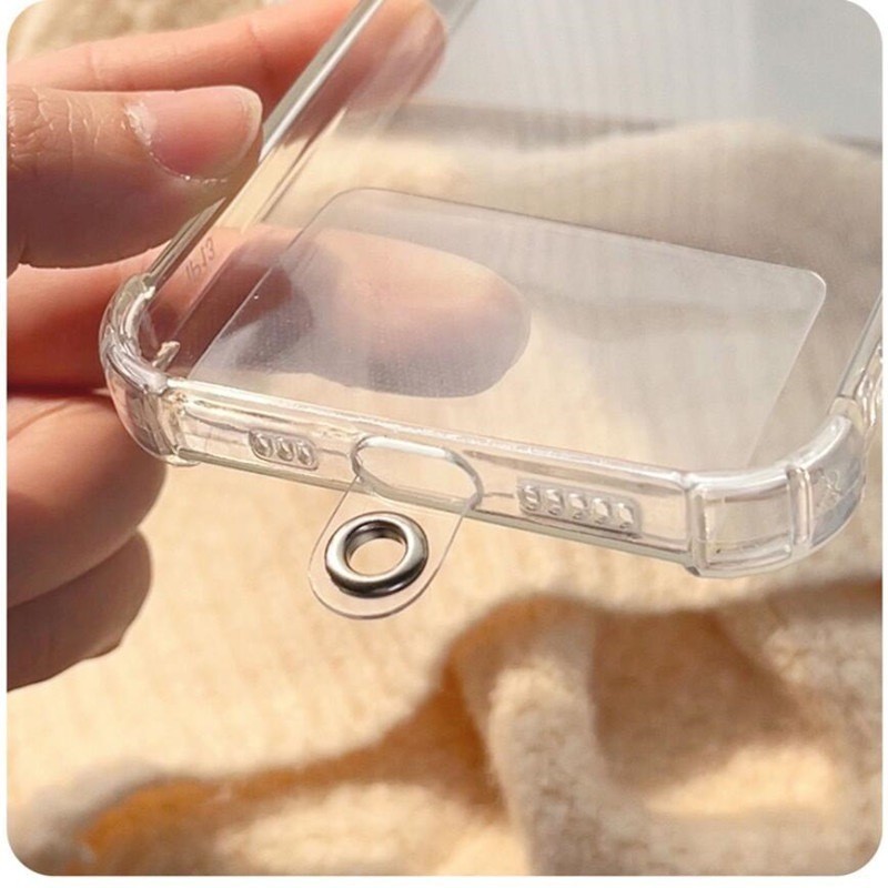 Kit Com 5/10/20/30 Unidades Para Suporte Para Cordao Telefone Celular De TPU Transparente em Oferta na Shopee