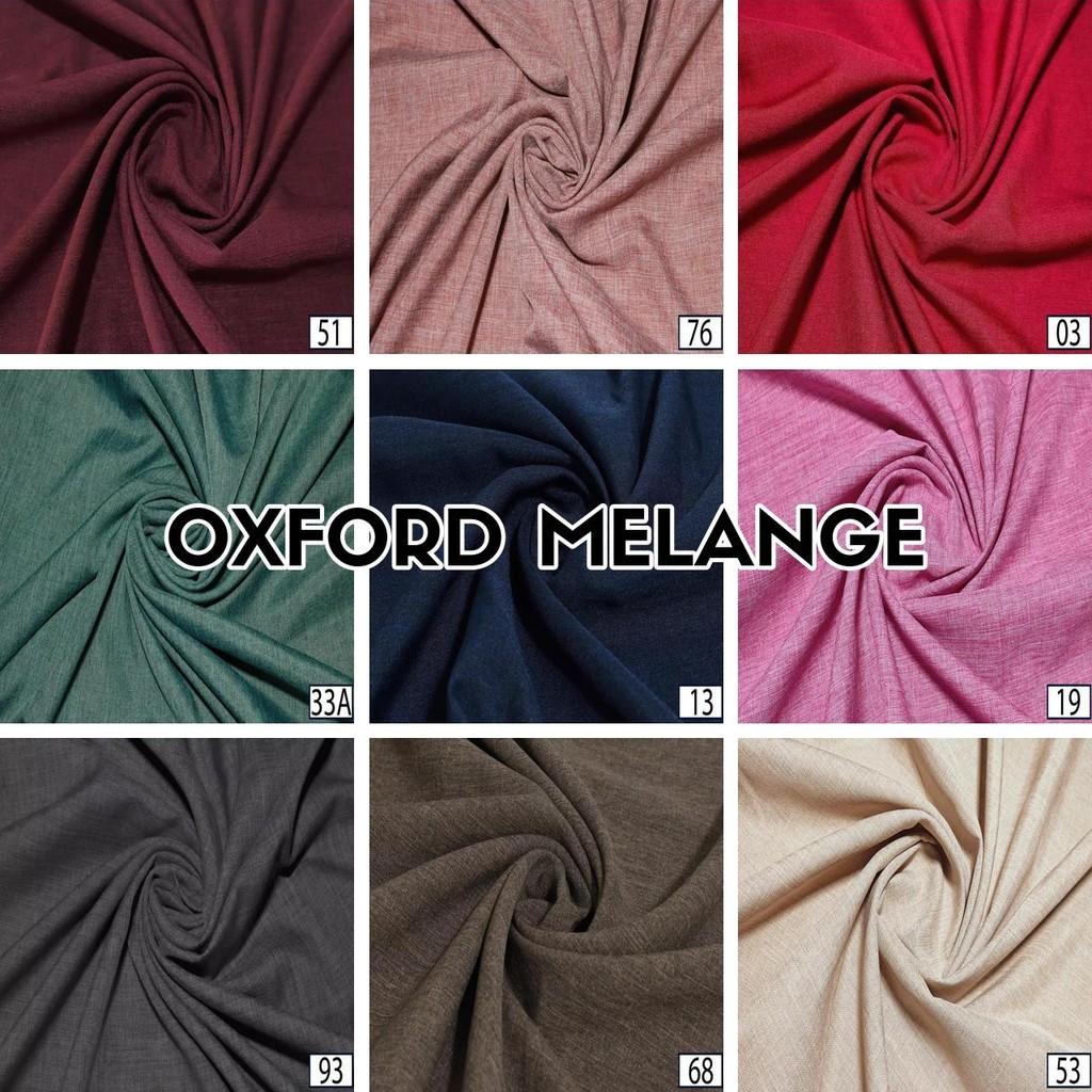 6 Metros Tecido Oxford Melange - Alfaiataria Melange (6m x 1,46m)