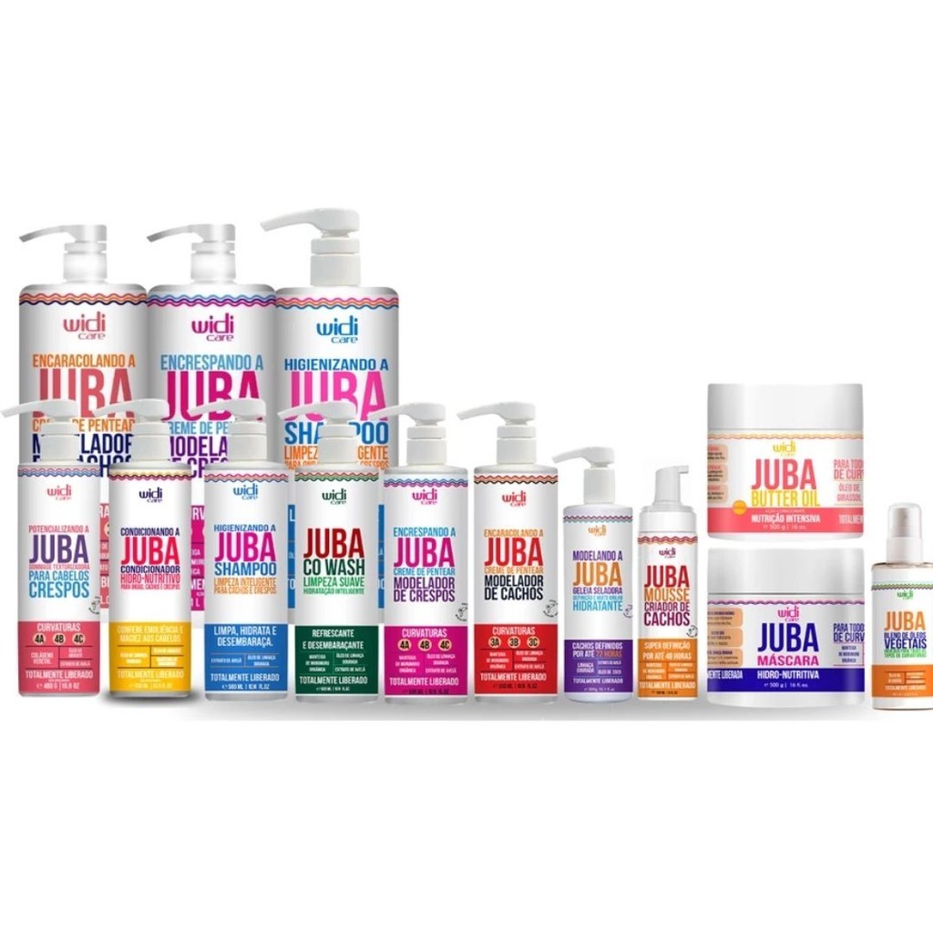 Linha Juba Widi Care - Monte Seu Kit em Oferta na Shopee