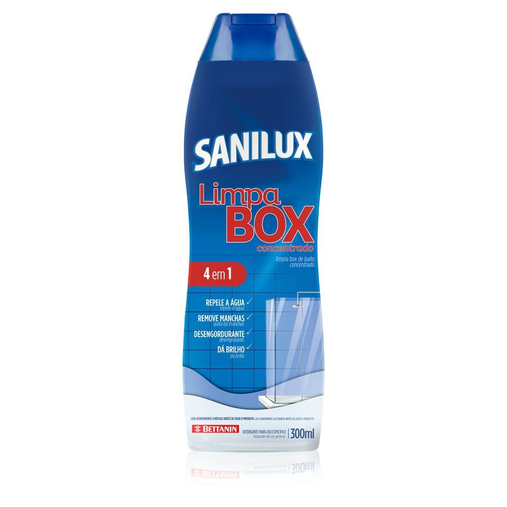 Limpa Box 4 em 1 300ml Sanilux Bettanin em Oferta na Shopee