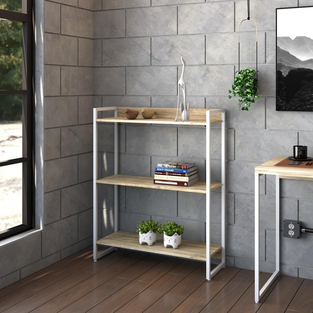 Estante Dynamica 80X30X104cm C/03 Prateleiras Estrutura Branca