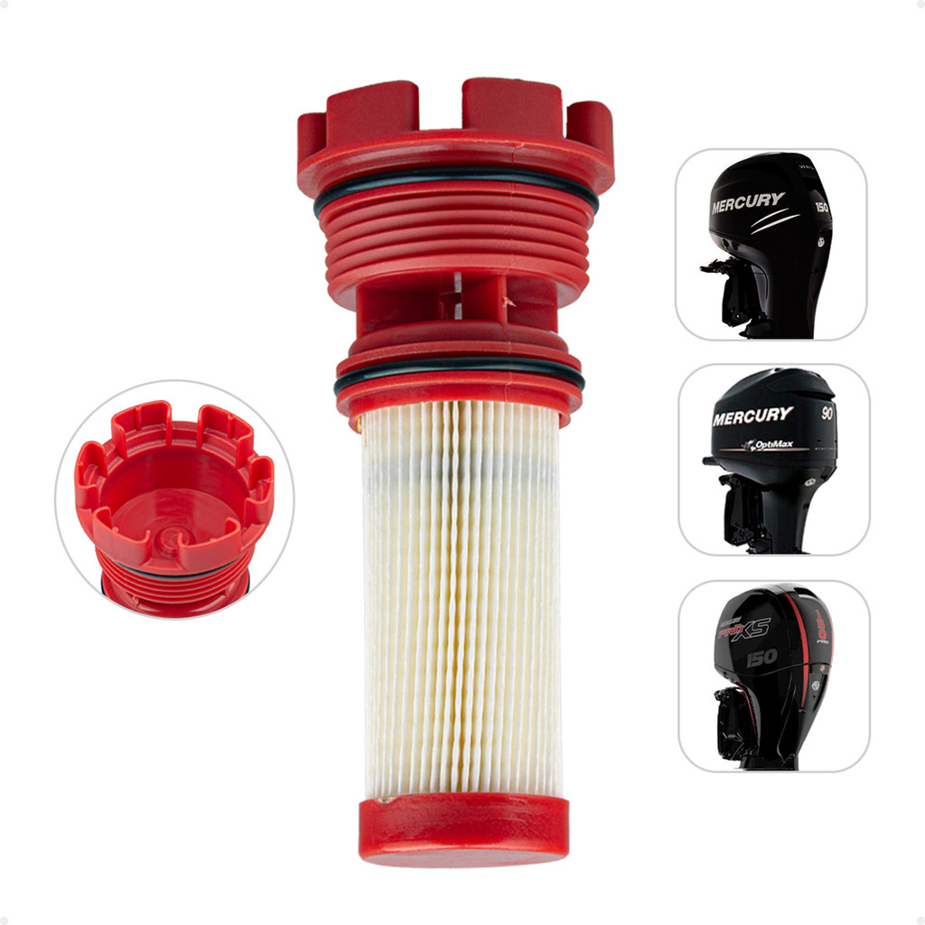 Filtro Elemento Combustível Motor Popa Mercury Optmax Verado em Oferta na Shopee