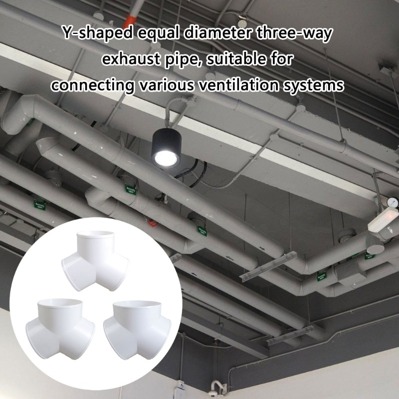 Conector De Duto Em Forma De Y Utake Acoplador De Junta De Tubo De Ventilação Rápida Divisores De 3 Maneiras Acessórios
