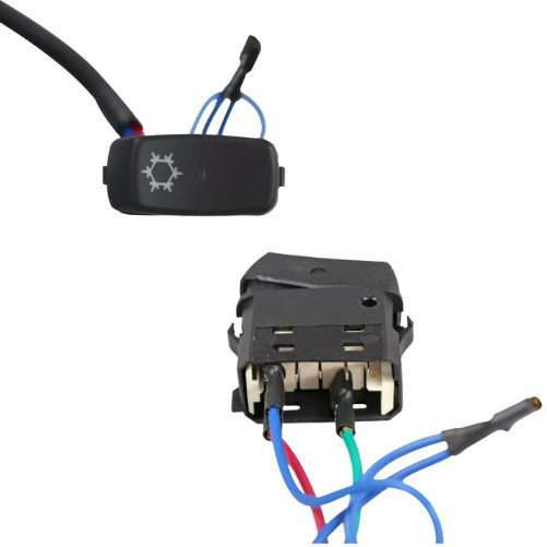 Interruptor Liga Desliga Ar Condicionado Caminhão Scania 2008> PGR /Mercedes Benz Adaptação-24 Volts em Oferta na Shopee