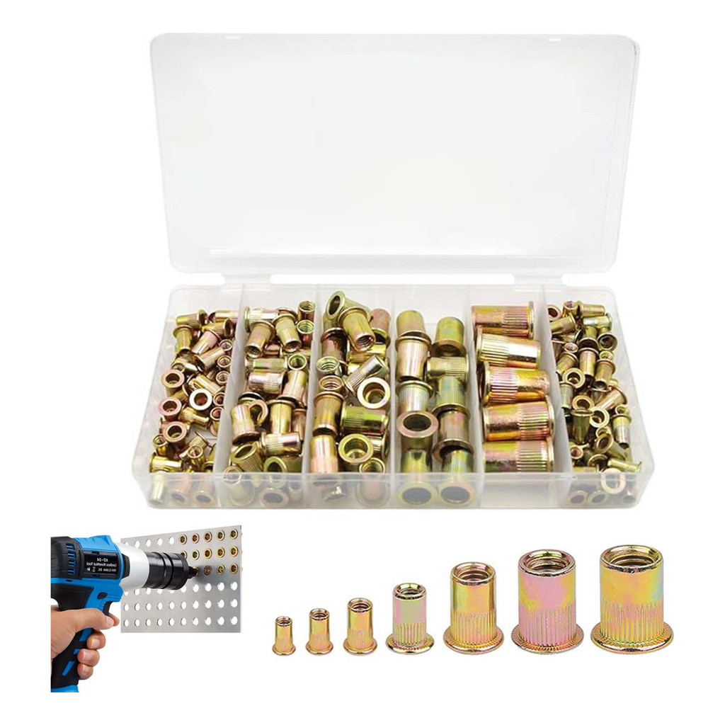 230 Porca Rebite Rosca Interna Maleta M3 M4 M5 M6 M8 M10 M12