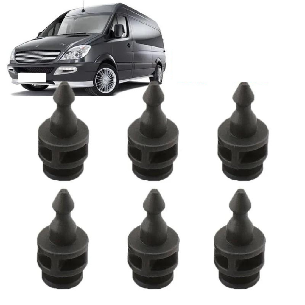 KIT 6 BATENTES PRESILHAS  GRAMPOS Lampada LANTERNA SPRINTER