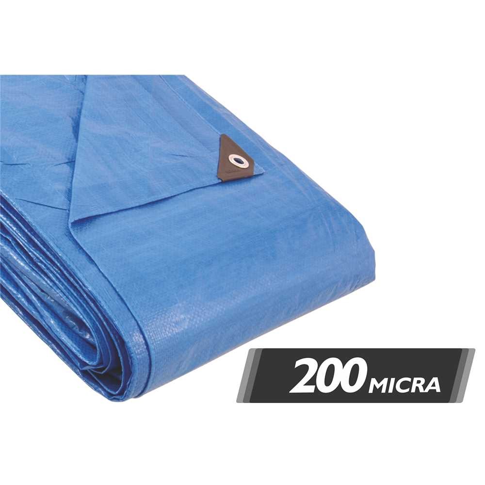 Lona Reforçada De Polietileno Azul 7 M X 3 M Vonder Plus — imagem 2 de 2
