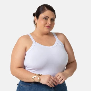 Regata Feminina Plus Size De Viscolycra 1123-D