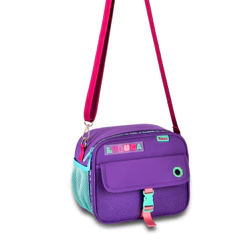 Lancheira Feminina Lulike Com Tecido Térmico 02 Bolso Luluca - Clio Style COR:ROXO